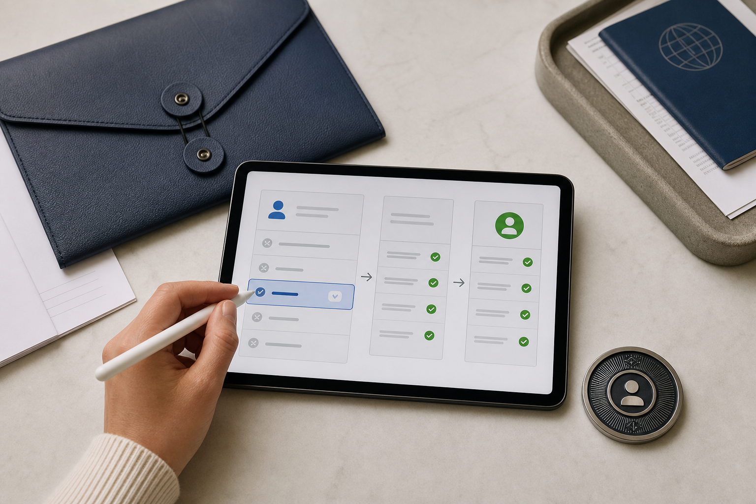 Secure verification of client-updated profile fields: automated client-updatable profile fields for immigration clients